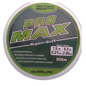 Linha Monofilamento PRO MAX Soft Maruri 300m